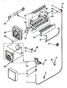 Icemaker parts for Kenmore Refrigerator 106.9659714 (1069659714, 106 9659714) from AppliancePartsPros.com