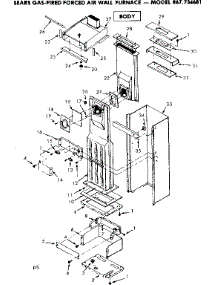 Functional Replacement Parts parts for Kenmore Furnace 867.734681 (867734681, 867 734681) from AppliancePartsPros.com