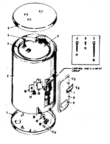 Outer Jacket parts for Kenmore Water Heater 153.11530 (15311530, 153 11530) from AppliancePartsPros.com
