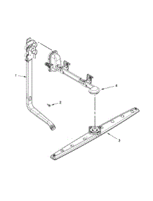 Upper Wash And Rinse Parts parts for Kenmore Dishwasher 665.13004N510 (66513004N510, 665 13004N510) from AppliancePartsPros.com