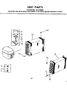 Unit Parts parts for Kenmore Heat Pump System 253.7796091 (2537796091, 253 7796091) from AppliancePartsPros.com