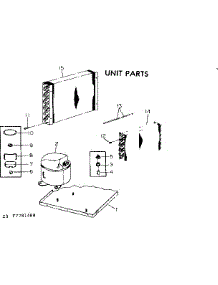 Unit Parts parts for Kenmore Heat Pump System 253.7781480 (2537781480, 253 7781480) from AppliancePartsPros.com