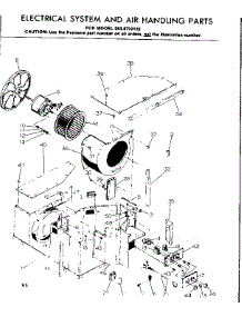 Electrical System & Air Handling Parts parts for Kenmore Heat Pump System 253.8722132 (2538722132, 253 8722132) from AppliancePartsPros.com