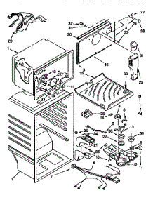 Liner parts for Kenmore Refrigerator 106.9771611 (1069771611, 106 9771611) from AppliancePartsPros.com