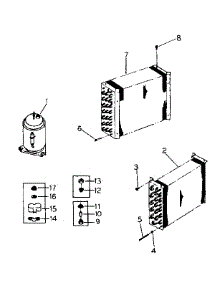 Unit Parts parts for Kenmore Heat Pump System 253.8751390 (2538751390, 253 8751390) from AppliancePartsPros.com