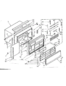 Cabinet Parts parts for Kenmore Heat Pump System 106.70160 (10670160, 106 70160) from AppliancePartsPros.com