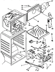 Liner parts for Kenmore Refrigerator 106.9658414 (1069658414, 106 9658414) from AppliancePartsPros.com