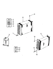Unit Parts parts for Kenmore Heat Pump System 253.8740653 (2538740653, 253 8740653) from AppliancePartsPros.com
