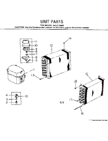Unit Parts parts for Kenmore Heat Pump System 253.8710993 (2538710993, 253 8710993) from AppliancePartsPros.com
