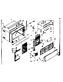 Cabinet Parts parts for Kenmore Heat Pump System 106.68171 (10668171, 106 68171) from AppliancePartsPros.com