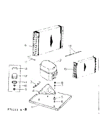 Unit Parts parts for Kenmore Heat Pump System 253.71111 (25371111, 253 71111) from AppliancePartsPros.com