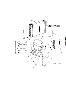 Unit Parts parts for Kenmore Heat Pump System 253.7730580 (2537730580, 253 7730580) from AppliancePartsPros.com