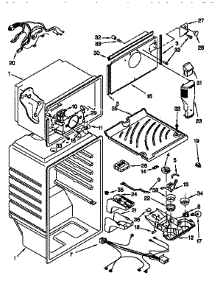 Liner parts for Kenmore Refrigerator 106.9671810 (1069671810, 106 9671810) from AppliancePartsPros.com