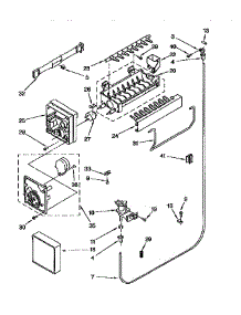 Icemaker parts for Kenmore Refrigerator 106.9651810 (1069651810, 106 9651810) from AppliancePartsPros.com