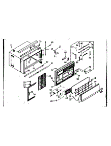 Cabinet Parts parts for Kenmore Heat Pump System 106.68170 (10668170, 106 68170) from AppliancePartsPros.com