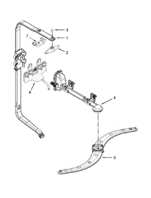 Upper Wash And Rinse Parts parts for Kenmore Dishwasher 665.13692N412 (66513692N412, 665 13692N412) from AppliancePartsPros.com