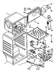 Liner parts for Kenmore Refrigerator 106.9650580 (1069650580, 106 9650580) from AppliancePartsPros.com