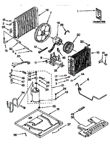 Unit Parts parts for Kenmore Heat Pump System 106.9722191 (1069722191, 106 9722191) from AppliancePartsPros.com