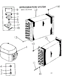 Refrigeration System parts for Kenmore Heat Pump System 253.7781430 (2537781430, 253 7781430) from AppliancePartsPros.com