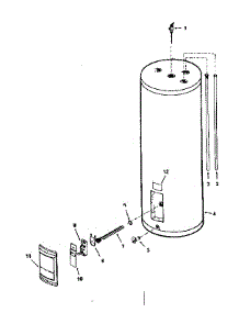 Replacement Parts parts for Kenmore Water Heater 153.323570 (153323570, 153 323570) from AppliancePartsPros.com