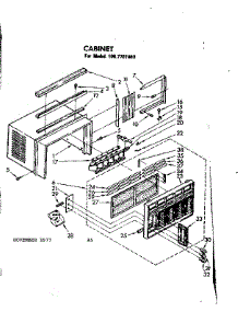 Cabinet Parts parts for Kenmore Heat Pump System 106.7781080 (1067781080, 106 7781080) from AppliancePartsPros.com