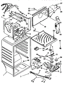 Liner parts for Kenmore Refrigerator 106.9758624 (1069758624, 106 9758624) from AppliancePartsPros.com