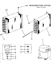 Refrigeration System parts for Kenmore Heat Pump System 253.7781450 (2537781450, 253 7781450) from AppliancePartsPros.com