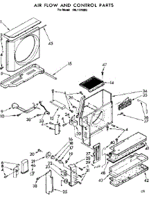 Air Flow And Control Parts parts for Kenmore Heat Pump System 106.7771893 (1067771893, 106 7771893) from AppliancePartsPros.com
