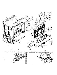 Cabinet Parts parts for Kenmore Heat Pump System 106.69800 (10669800, 106 69800) from AppliancePartsPros.com