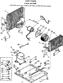 Unit Parts parts for Kenmore Heat Pump System 106.7791890 (1067791890, 106 7791890) from AppliancePartsPros.com