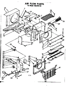 Air Flow Parts parts for Kenmore Heat Pump System 106.8701140 (1068701140, 106 8701140) from AppliancePartsPros.com
