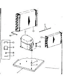 Unit Parts parts for Kenmore Heat Pump System 253.70110 (25370110, 253 70110) from AppliancePartsPros.com