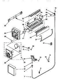 Icemaker Parts parts for Kenmore Refrigerator 106.9750583 (1069750583, 106 9750583) from AppliancePartsPros.com