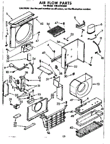 Air Flow Parts parts for Kenmore Heat Pump System 106.8701840 (1068701840, 106 8701840) from AppliancePartsPros.com