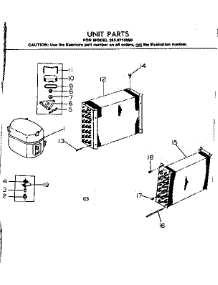 Unit Parts parts for Kenmore Heat Pump System 253.8710990 (2538710990, 253 8710990) from AppliancePartsPros.com
