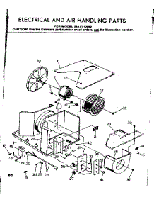 Electrical And Air Handling Parts parts for Kenmore Heat Pump System 253.8710990 (2538710990, 253 8710990) from AppliancePartsPros.com