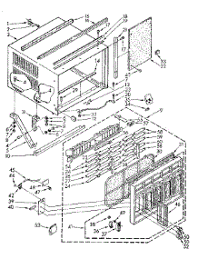 Cabinet Parts parts for Kenmore Heat Pump System 106.8751880 (1068751880, 106 8751880) from AppliancePartsPros.com
