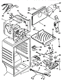 Liner parts for Kenmore Refrigerator 106.9759784 (1069759784, 106 9759784) from AppliancePartsPros.com