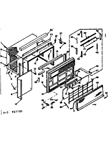 Cabinet Parts parts for Kenmore Heat Pump System 106.67700 (10667700, 106 67700) from AppliancePartsPros.com