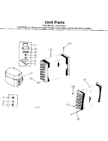 Unit Parts parts for Kenmore Heat Pump System 253.8711333 (2538711333, 253 8711333) from AppliancePartsPros.com