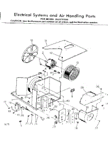 Electrical System And Air Handling parts for Kenmore Heat Pump System 253.8711333 (2538711333, 253 8711333) from AppliancePartsPros.com