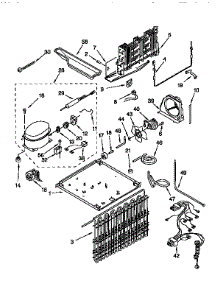 Unit parts for Kenmore Refrigerator 106.9658215 (1069658215, 106 9658215) from AppliancePartsPros.com