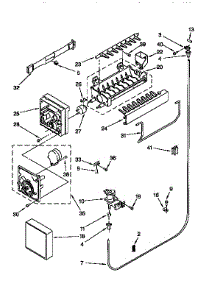 Icemaker parts for Kenmore Refrigerator 106.9658215 (1069658215, 106 9658215) from AppliancePartsPros.com