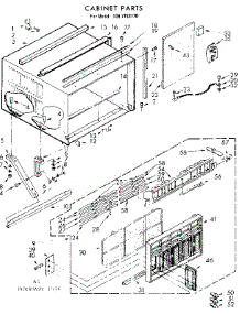 Cabinet Parts parts for Kenmore Heat Pump System 106.7782170 (1067782170, 106 7782170) from AppliancePartsPros.com