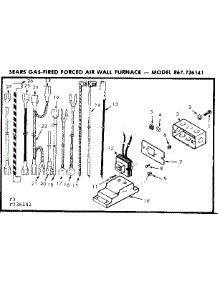 Control Box parts for Kenmore Furnace 867.736141 (867736141, 867 736141) from AppliancePartsPros.com