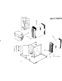 Unit Parts parts for Kenmore Heat Pump System 253.7731150 (2537731150, 253 7731150) from AppliancePartsPros.com