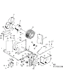 Electrical System And Air Handling Parts parts for Kenmore Heat Pump System 253.7731150 (2537731150, 253 7731150) from AppliancePartsPros.com