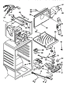 Liner parts for Kenmore Refrigerator 106.9659755 (1069659755, 106 9659755) from AppliancePartsPros.com