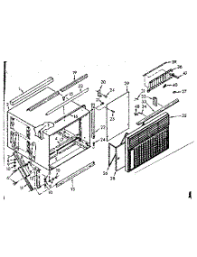 Cabinet Parts parts for Kenmore Heat Pump System 106.69620 (10669620, 106 69620) from AppliancePartsPros.com