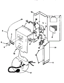 Control Panel parts for Kenmore Heat Pump System 253.9751870 (2539751870, 253 9751870) from AppliancePartsPros.com
